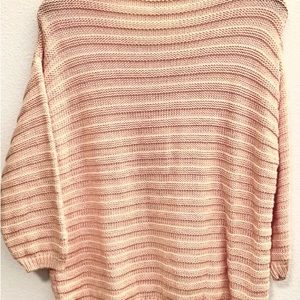 🍊Chico's Cute & Comfy Large Open Knit Orange Sweater. Size 2, Large, 12/14